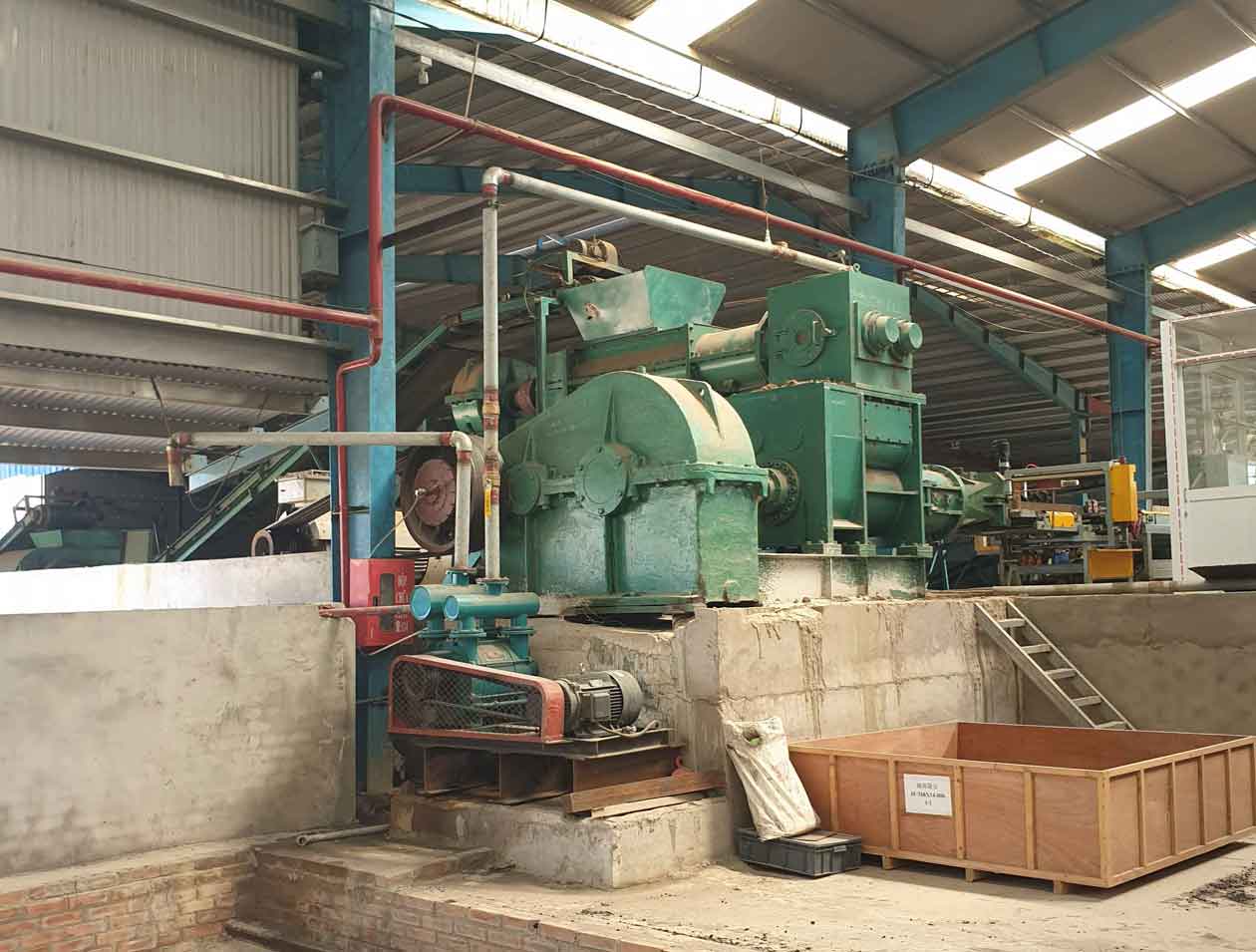 hệ thống nung gạch xây dựng