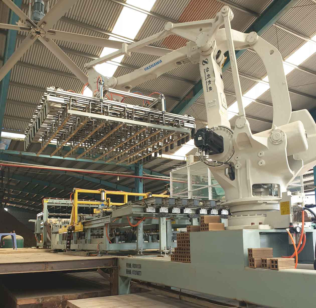 robot phân loại gạch